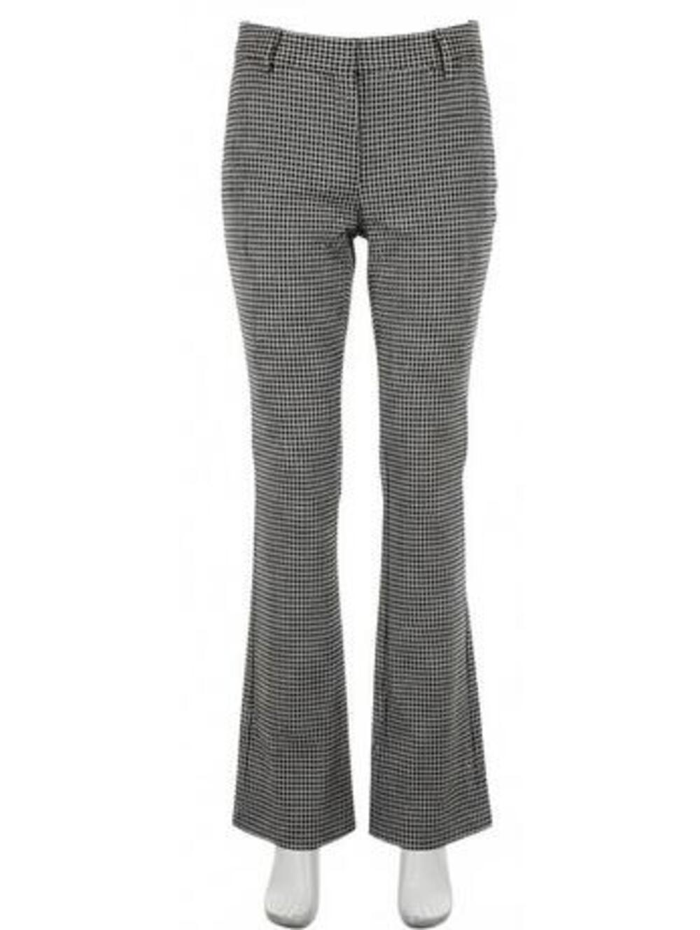 Rafaella Women's Black and White Checkered Dress Pants, Size 8
